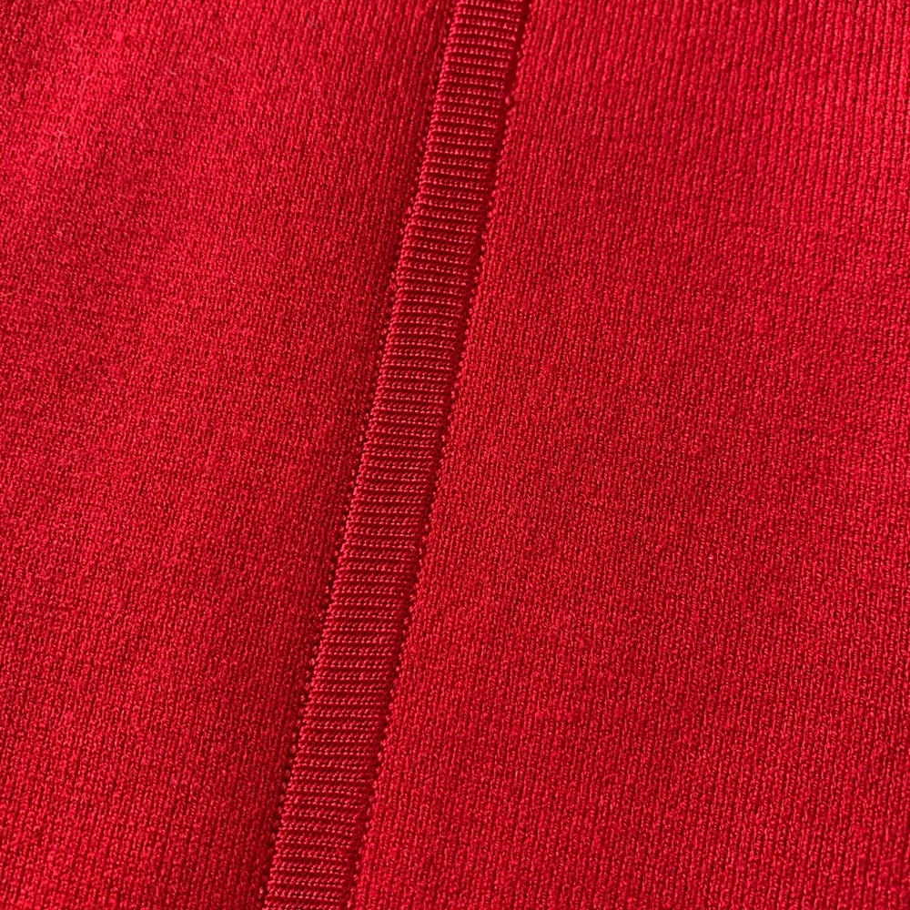 Cache solid red bodycon skirt - Picture 4 of 5